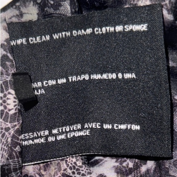 Guess| Black Faux Leather Moto Biker Jacket - Picture 6 of 8